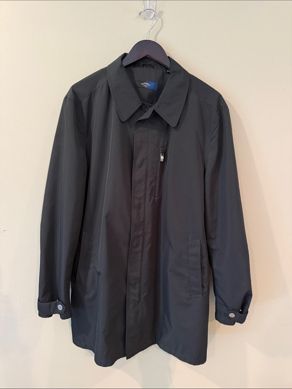 Callaway Men's Black Raincoat